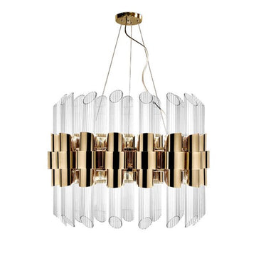 Luxury Tycho Round 32-Light Crystal Modern Chandelier