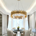 Folding Crystal Ring Chandelier 24