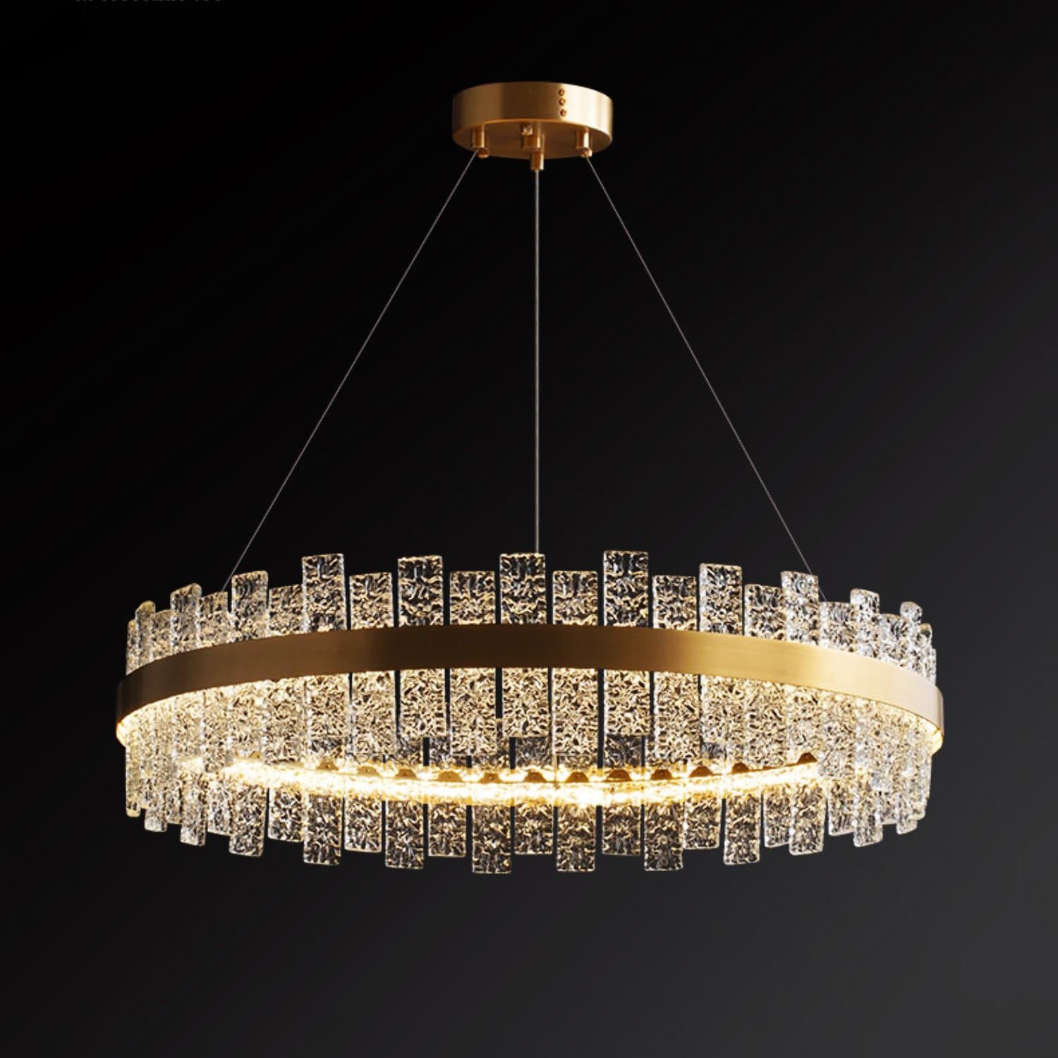 Flake Modern style Round crystal chandelier Flake crystal Chandelier