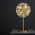 K9 Crystal Dandelion Petal Metals Desk Lamp