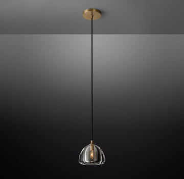 Hemisphere Modern Glass Pendant Light